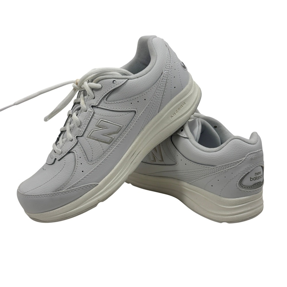 New Balance 577‎ Women's Walking Shoes White Leather Size US 9